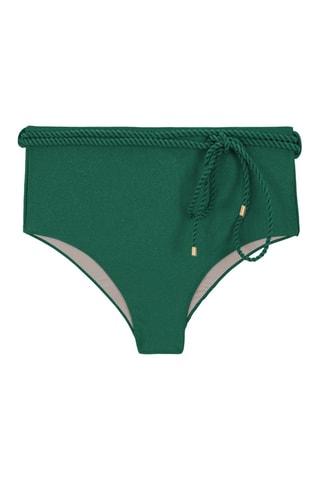 Parte de baixo de biquíni de cintura alta Palace - Verde-escuro