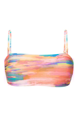 Parte de cima do biquíni River - Rosa e laranja