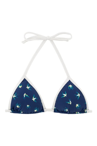 Parte de cima do biquíni Seabird - Azul-marinho