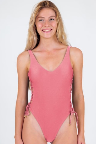 Fato de banho Shimmer - Rosa-velho