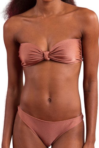 Parte de cima do biquíni Shimmer - Rosa-velho
