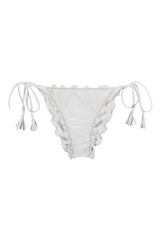 Parte de baixo de biquíni Shimmer - Branco