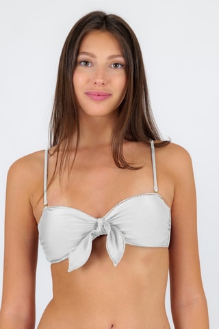 Parte de cima do biquíni Shimmer - Branco