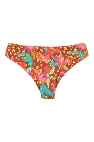 Parte de baixo de biquíni Tropics - Castanho