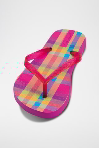 Chinelos de dedo Tulip Garden - Fúcsia