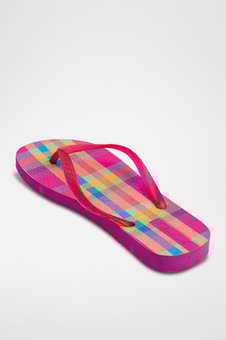 Chinelos de dedo Tulip Garden - Fúcsia