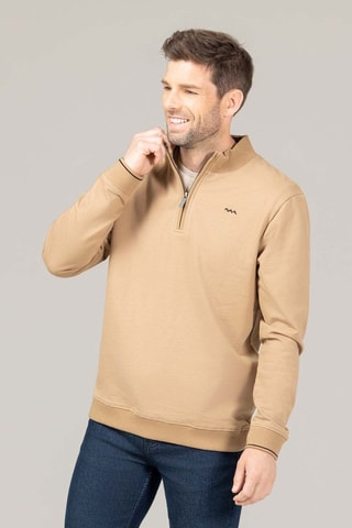 Sudadera - Negro y beige