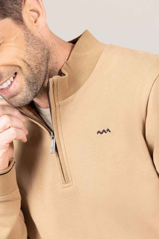 Sudadera - Negro y beige