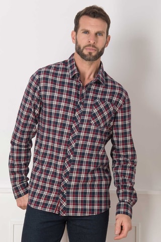 Camisa - Blanco, rojo y azul