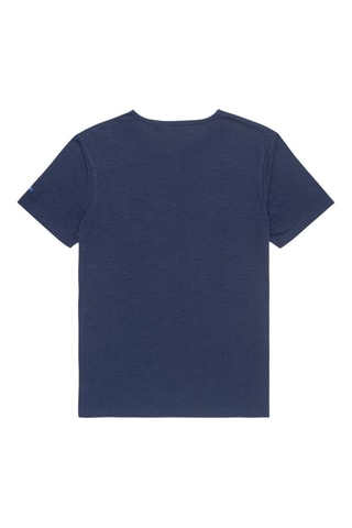 Camiseta - Blanco y azul