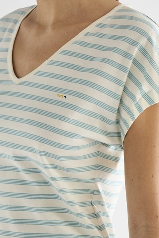 Camisón - Blanco y azul