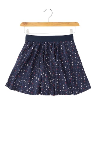 Falda - Blanco, azul y rosa