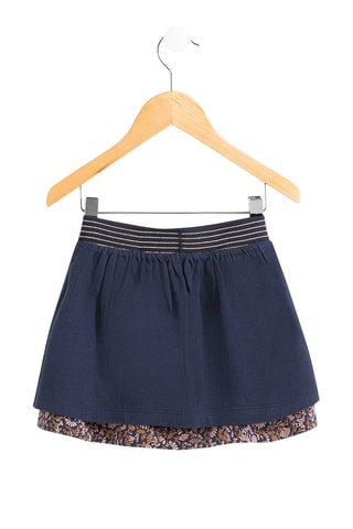 Falda reversible - Azul