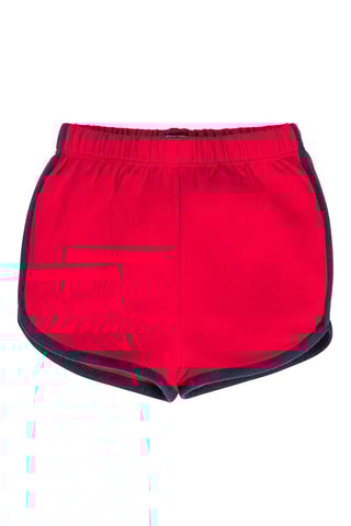 Camiseta y short Ziani - Blanco, rojo y azul