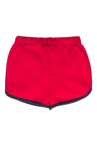 Camiseta y short Ziani - Blanco, rojo y azul