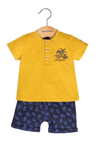 Camiseta y short Ipolit - Amarillo
