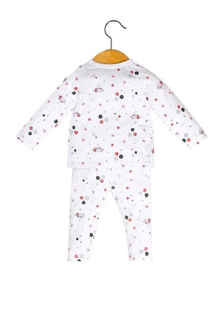 Pijama - Blanco y rojo