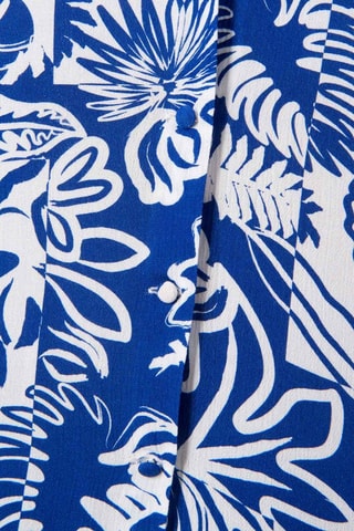 Blusa - Blanco y azul