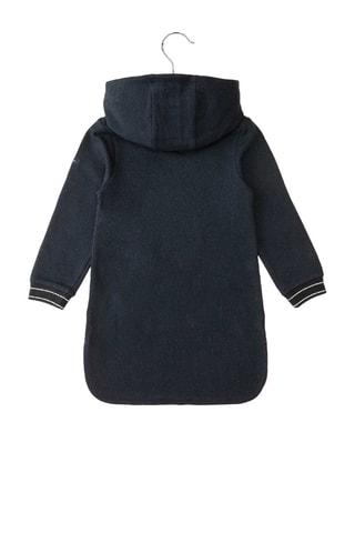 Vestido sudadera con capucha - Azul