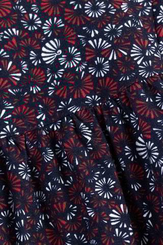 Blusa - Blanco, rojo y azul