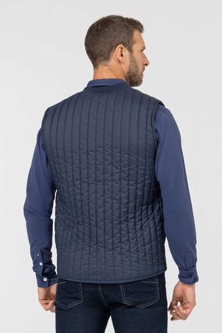 Chaleco - Blanco y azul