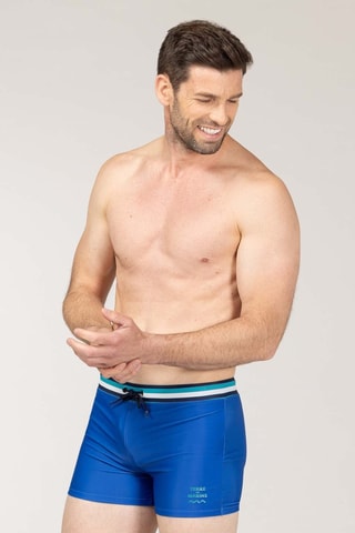 Bañador estilo bóxer - Azul