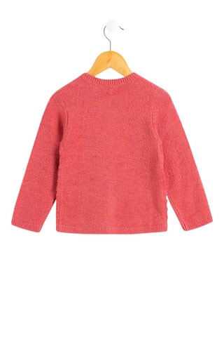 Cárdigan - Rojo, azul y rosa