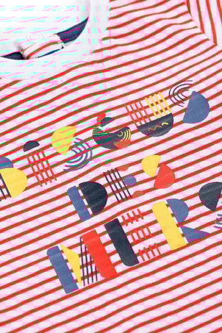 Conjunto de 3 prendas Riki - Blanco y rojo