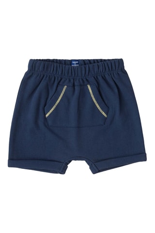 Camiseta y short - Blanco, azul y amarillo