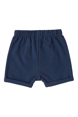 Camiseta y short - Blanco, azul y amarillo