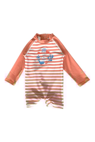 Jumpsuit - Oranje - Wit, blauw en oranje