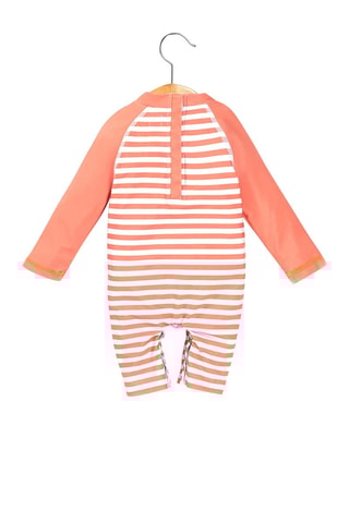 Jumpsuit - Oranje - Wit, blauw en oranje