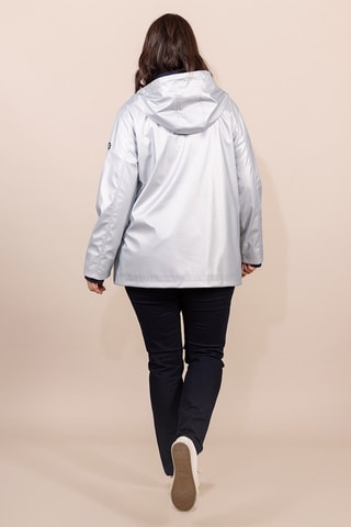 Impermeable con capucha - Gris