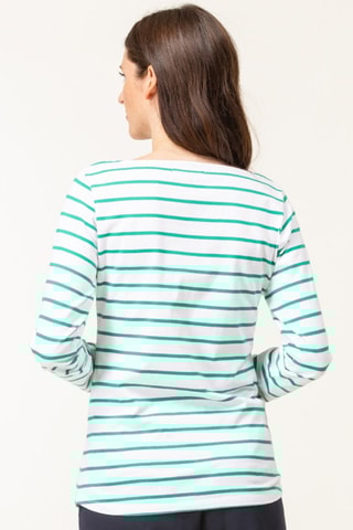 Camiseta - Blanco y verde