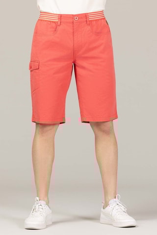 Bermudas - Blanco, azul y naranja