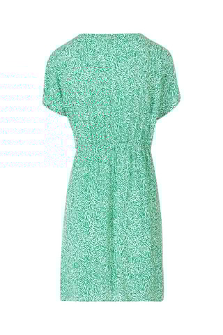 Vestido camisero Paro - Blanco y verde