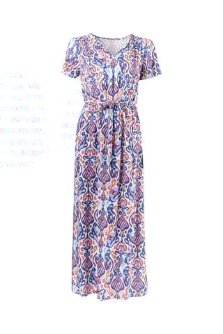 Vestido Pesol - Blanco, rojo y azul