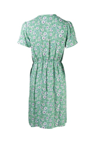 Vestido Plurobe - Blanco, verde y violeta