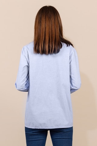 Camisa - Blanco y azul