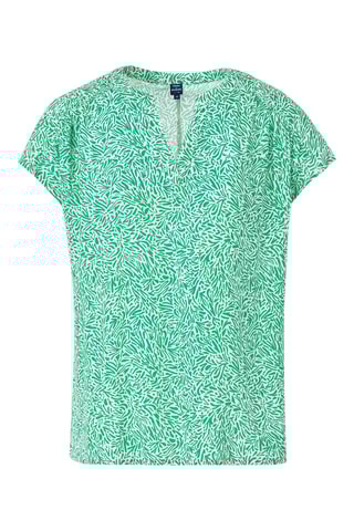 Blusa Osblo - Blanco y verde