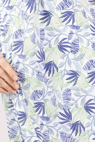 Kimono - Blanco, azul y verde