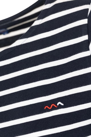 Camiseta - Blanco y azul