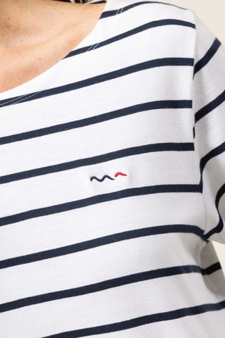 Camiseta - Blanco, rojo y azul