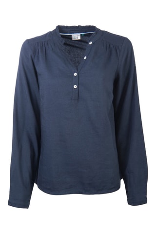 Blusa - Blanco y azul