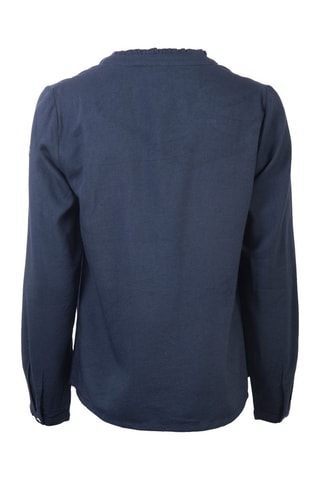 Blusa - Blanco y azul