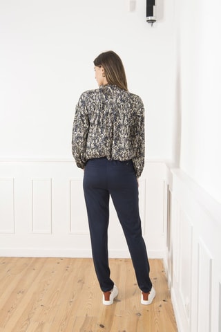 Camisa - Beige y negro