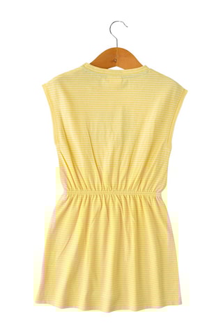 Vestido - Azul y amarillo