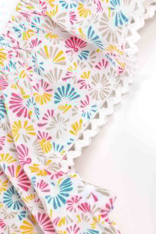 Vestido y cinta para el pelo Robyne - Azul y amarillo