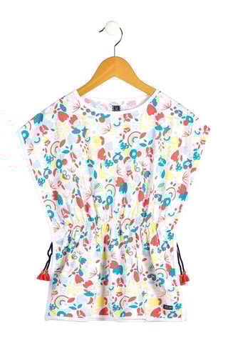 Vestido Laplage - Blanco, rojo y azul