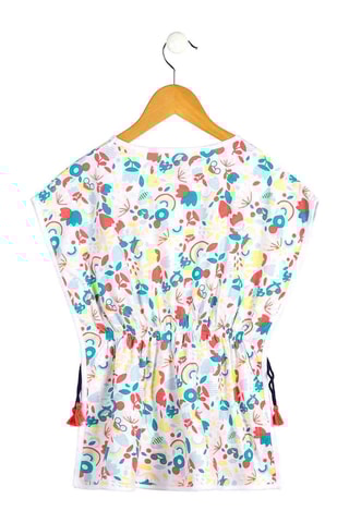 Vestido Laplage - Blanco, rojo y azul